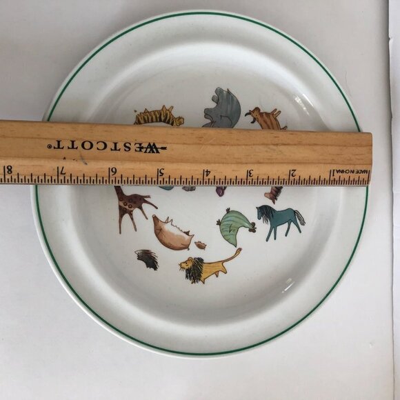 Arabia Finland Child Set Plate Cup Bowl Zoo Animals Parade Anja Jurrikkala 50s - Picture 5 of 16